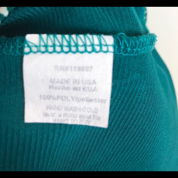 Collective Concepts Green Print Tunic Dress - Picture 8 of 8